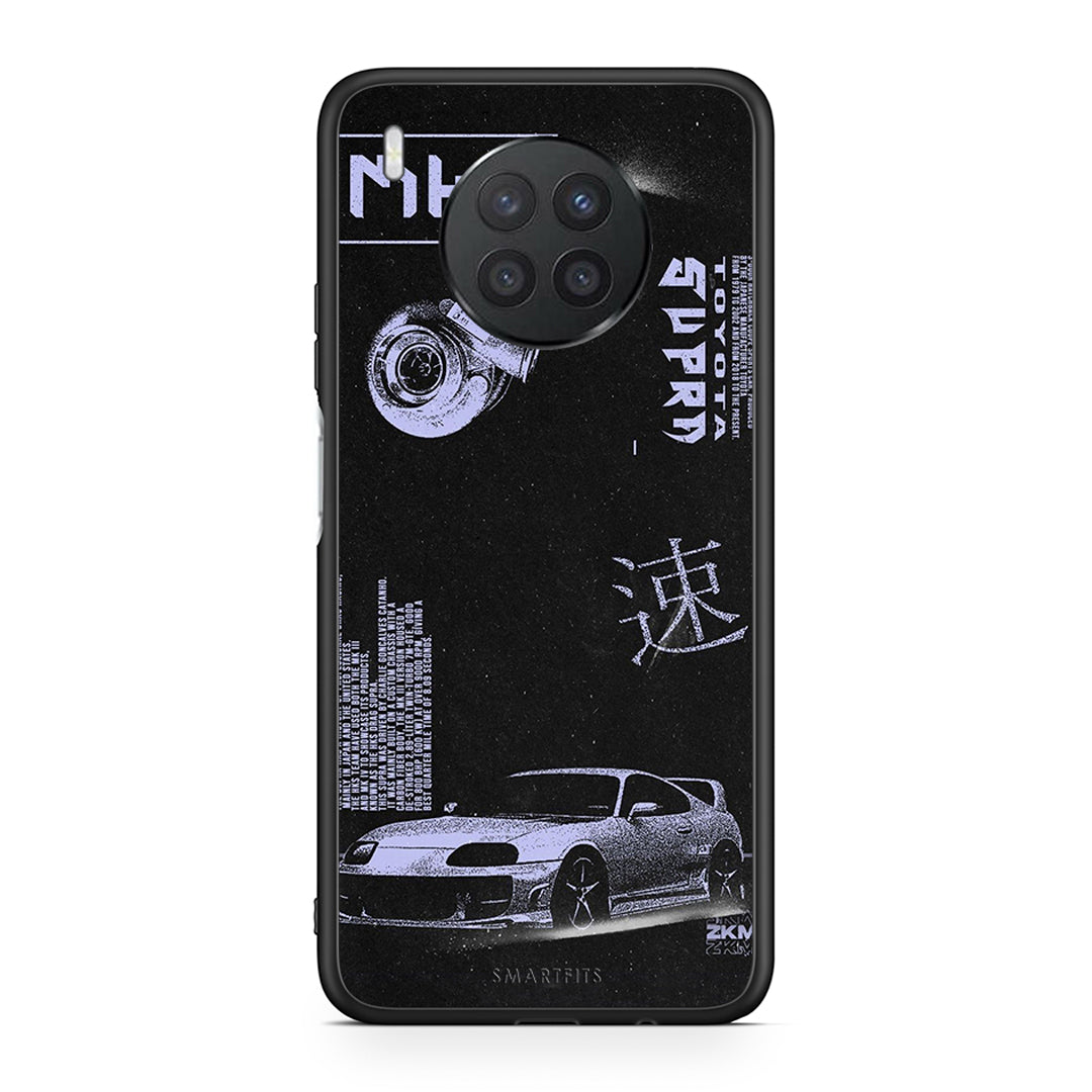 Huawei Nova 8i / Honor 50 Lite Tokyo Drift Θήκη Αγίου Βαλεντίνου από τη Smartfits με σχέδιο στο πίσω μέρος και μαύρο περίβλημα | Smartphone case with colorful back and black bezels by Smartfits
