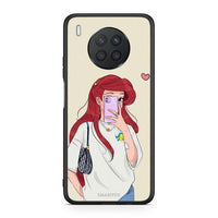 Thumbnail for Huawei Nova 8i / Honor 50 Lite Walking Mermaid Θήκη από τη Smartfits με σχέδιο στο πίσω μέρος και μαύρο περίβλημα | Smartphone case with colorful back and black bezels by Smartfits