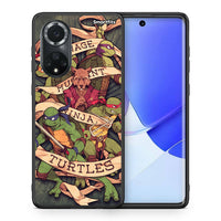 Thumbnail for Θήκη Huawei Nova 9/Honor 50 Ninja Turtles από τη Smartfits με σχέδιο στο πίσω μέρος και μαύρο περίβλημα | Huawei Nova 9/Honor 50 Ninja Turtles case with colorful back and black bezels