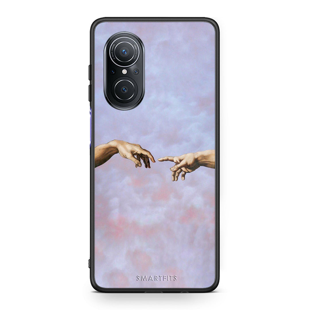 Huawei Nova 9 SE Adam Hand θήκη από τη Smartfits με σχέδιο στο πίσω μέρος και μαύρο περίβλημα | Smartphone case with colorful back and black bezels by Smartfits
