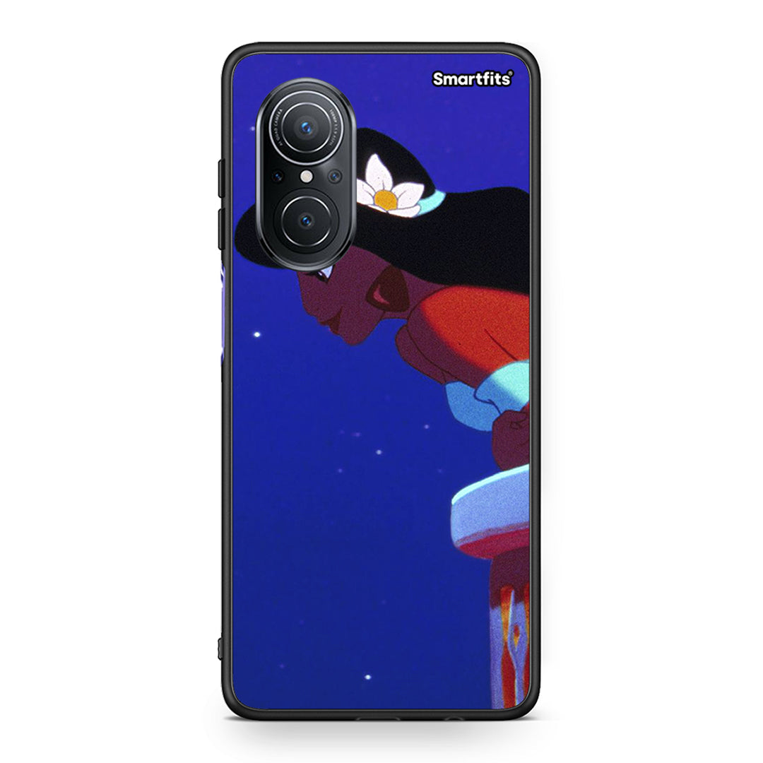 Huawei Nova 9 SE Alladin And Jasmine Love 2 θήκη από τη Smartfits με σχέδιο στο πίσω μέρος και μαύρο περίβλημα | Smartphone case with colorful back and black bezels by Smartfits
