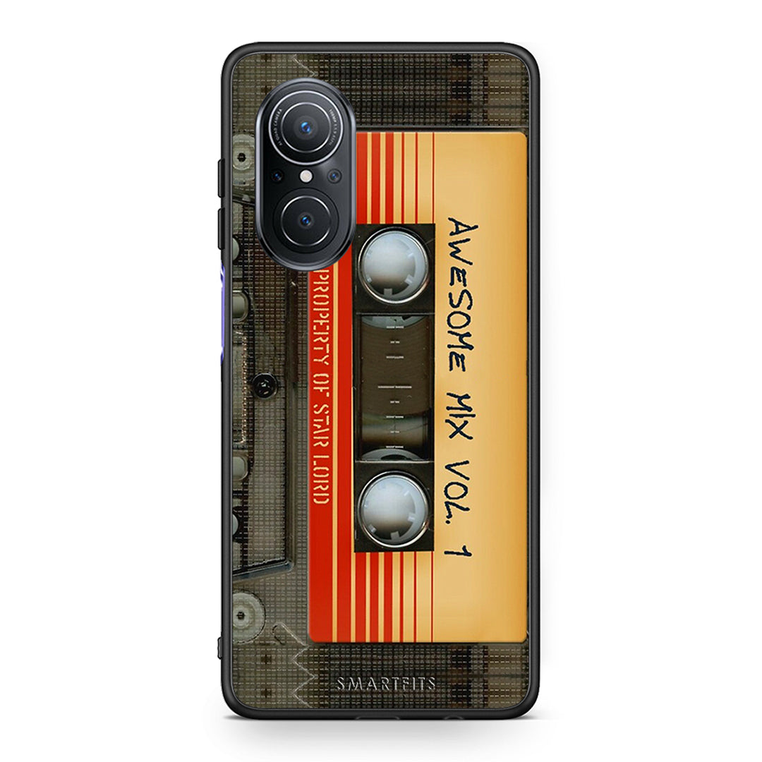 Huawei Nova 9 SE Awesome Mix θήκη από τη Smartfits με σχέδιο στο πίσω μέρος και μαύρο περίβλημα | Smartphone case with colorful back and black bezels by Smartfits