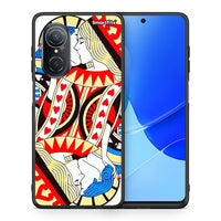 Thumbnail for Θήκη Huawei Nova 9 SE Card Love από τη Smartfits με σχέδιο στο πίσω μέρος και μαύρο περίβλημα | Huawei Nova 9 SE Card Love case with colorful back and black bezels