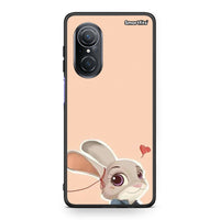 Thumbnail for Huawei Nova 9 SE Nick Wilde And Judy Hopps Love 2 θήκη από τη Smartfits με σχέδιο στο πίσω μέρος και μαύρο περίβλημα | Smartphone case with colorful back and black bezels by Smartfits