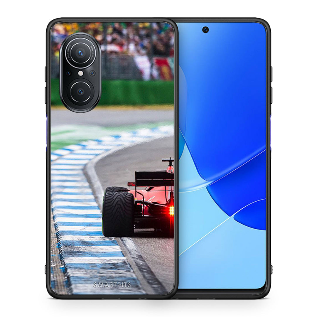 Θήκη Huawei Nova 9 SE Racing Vibes από τη Smartfits με σχέδιο στο πίσω μέρος και μαύρο περίβλημα | Huawei Nova 9 SE Racing Vibes case with colorful back and black bezels