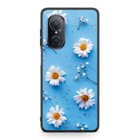 Thumbnail for Huawei Nova 9 SE Real Daisies θήκη από τη Smartfits με σχέδιο στο πίσω μέρος και μαύρο περίβλημα | Smartphone case with colorful back and black bezels by Smartfits