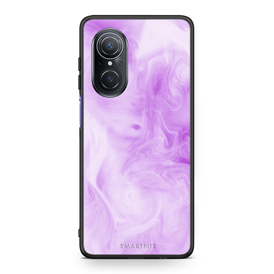 99 - Huawei Nova 9 SE Watercolor Lavender case, cover, bumper