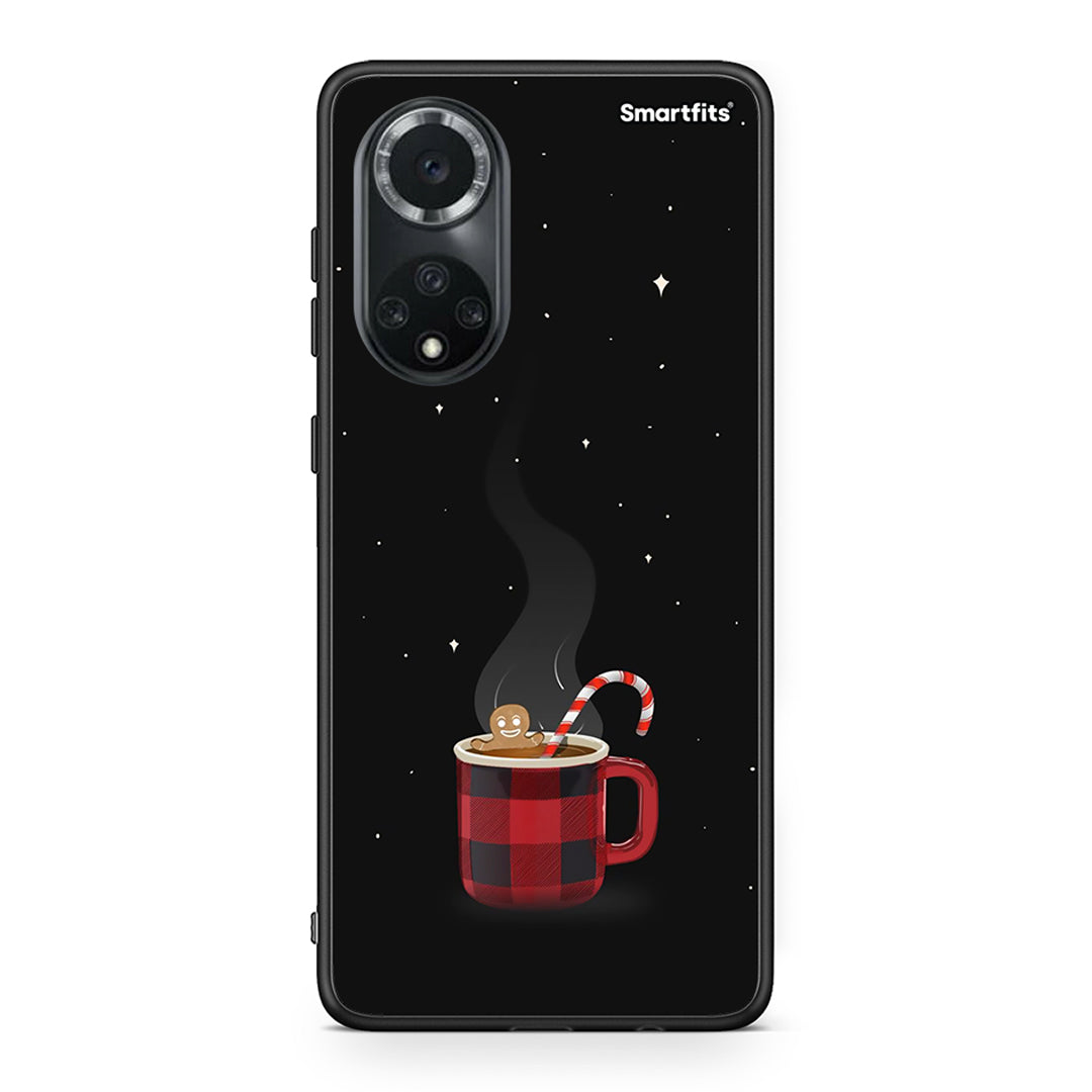 Huawei Nova 9/Honor 50 Xmas Bathing θήκη από τη Smartfits με σχέδιο στο πίσω μέρος και μαύρο περίβλημα | Smartphone case with colorful back and black bezels by Smartfits