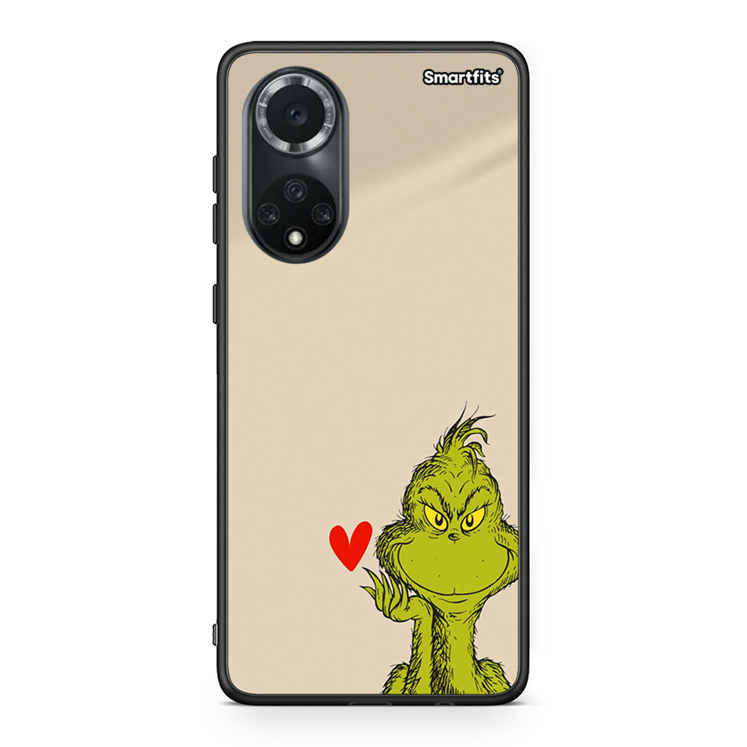 Huawei Nova 9/Honor 50 Xmas Grinch θήκη από τη Smartfits με σχέδιο στο πίσω μέρος και μαύρο περίβλημα | Smartphone case with colorful back and black bezels by Smartfits