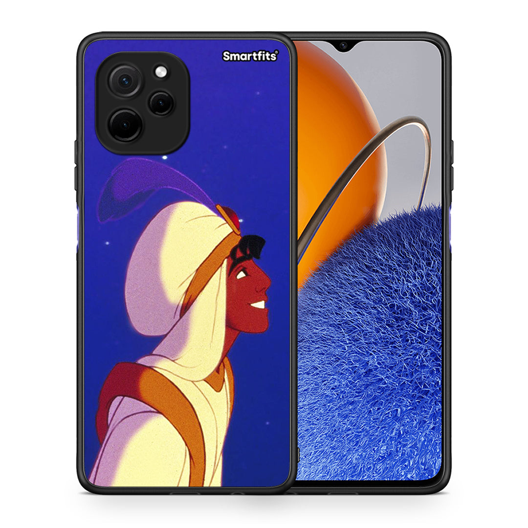 Θήκη Huawei Nova Y61 Alladin And Jasmine Love 1 από τη Smartfits με σχέδιο στο πίσω μέρος και μαύρο περίβλημα | Huawei Nova Y61 Alladin And Jasmine Love 1 Case with Colorful Back and Black Bezels