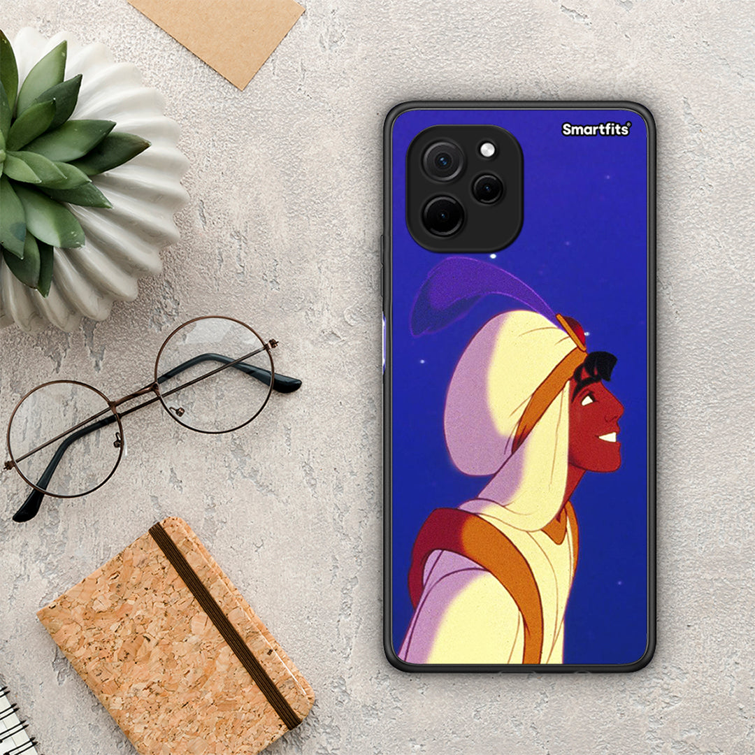 Θήκη Huawei Nova Y61 Alladin And Jasmine Love 1 από τη Smartfits με σχέδιο στο πίσω μέρος και μαύρο περίβλημα | Huawei Nova Y61 Alladin And Jasmine Love 1 Case with Colorful Back and Black Bezels