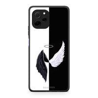 Thumbnail for Θήκη Huawei Nova Y61 Angels Demons από τη Smartfits με σχέδιο στο πίσω μέρος και μαύρο περίβλημα | Huawei Nova Y61 Angels Demons Case with Colorful Back and Black Bezels