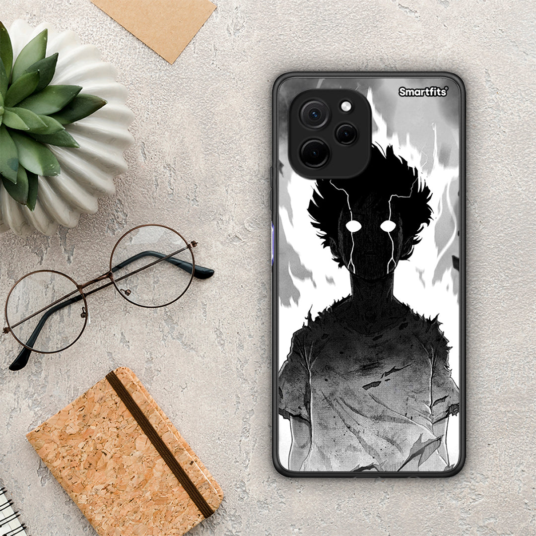 Θήκη Huawei Nova Y61 Anime Boy από τη Smartfits με σχέδιο στο πίσω μέρος και μαύρο περίβλημα | Huawei Nova Y61 Anime Boy Case with Colorful Back and Black Bezels