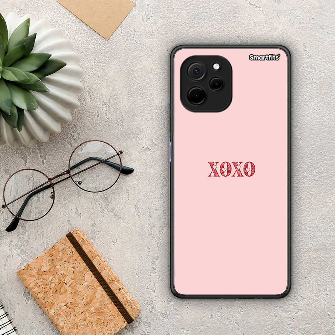 Θήκη Huawei Nova Y61 XOXO Love από τη Smartfits με σχέδιο στο πίσω μέρος και μαύρο περίβλημα | Huawei Nova Y61 XOXO Love Case with Colorful Back and Black Bezels