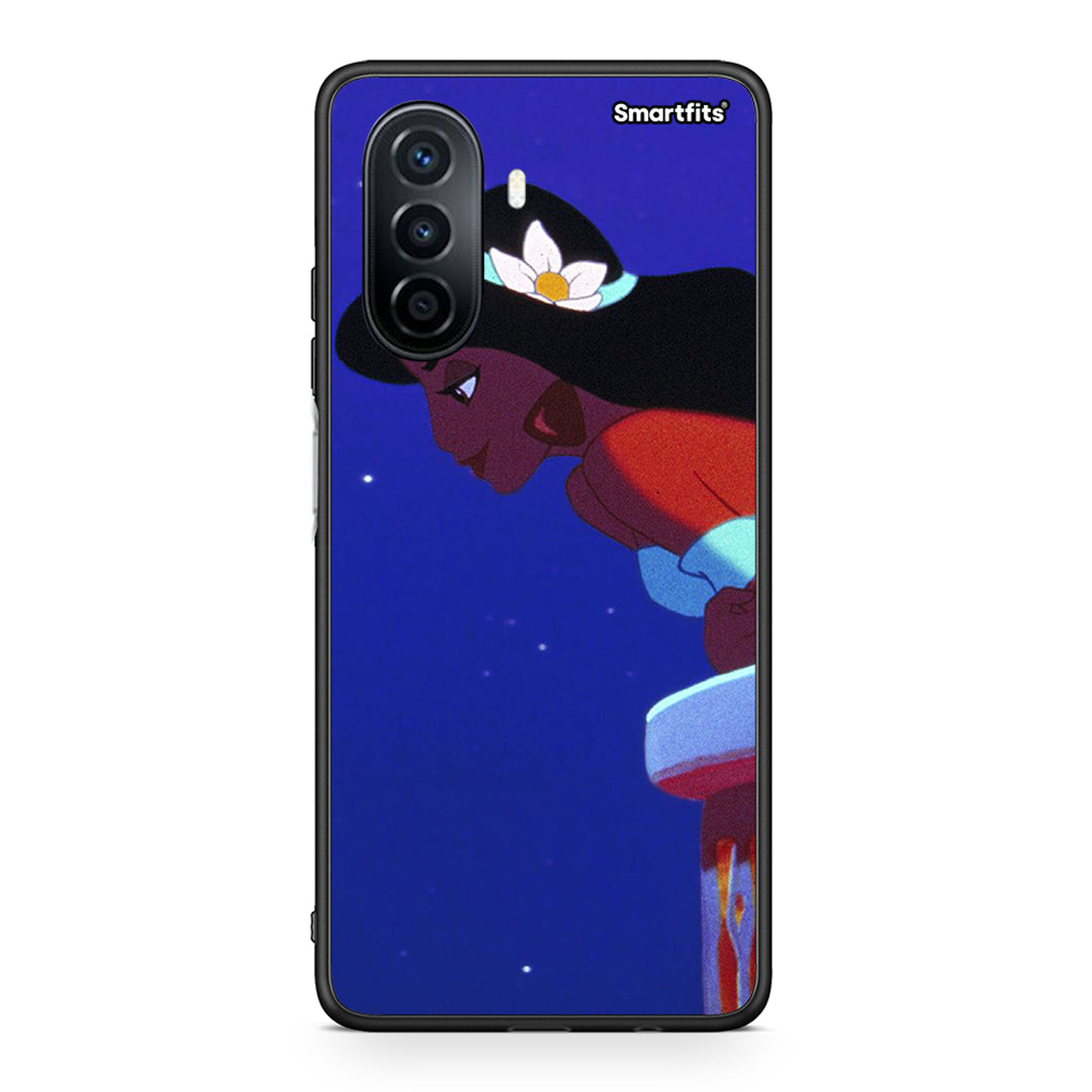 Huawei Nova Y70 Alladin And Jasmine Love 2 θήκη από τη Smartfits με σχέδιο στο πίσω μέρος και μαύρο περίβλημα | Smartphone case with colorful back and black bezels by Smartfits