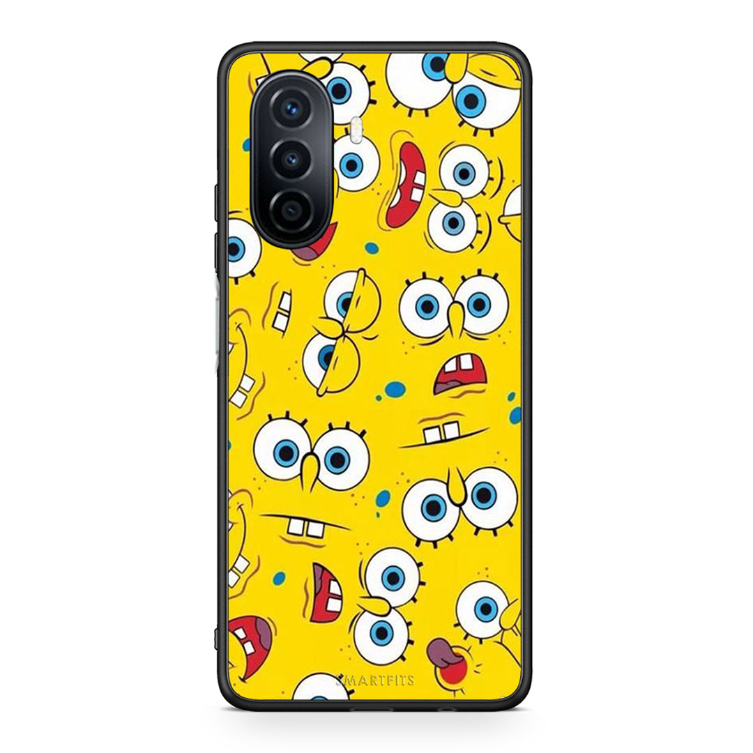 4 - Huawei Nova Y70 Sponge PopArt case, cover, bumper