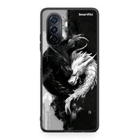 Thumbnail for Huawei Nova Y70 Yin Yang θήκη από τη Smartfits με σχέδιο στο πίσω μέρος και μαύρο περίβλημα | Smartphone case with colorful back and black bezels by Smartfits