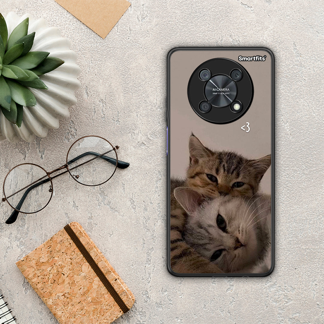 Cats In Love - Huawei Nova Y90 θήκη