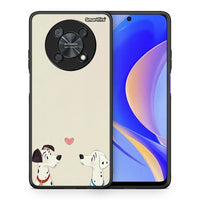 Thumbnail for Θήκη Huawei Nova Y90 Dalmatians Love από τη Smartfits με σχέδιο στο πίσω μέρος και μαύρο περίβλημα | Huawei Nova Y90 Dalmatians Love case with colorful back and black bezels