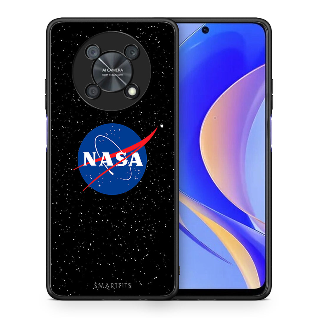 Θήκη Huawei Nova Y90 NASA PopArt από τη Smartfits με σχέδιο στο πίσω μέρος και μαύρο περίβλημα | Huawei Nova Y90 NASA PopArt case with colorful back and black bezels