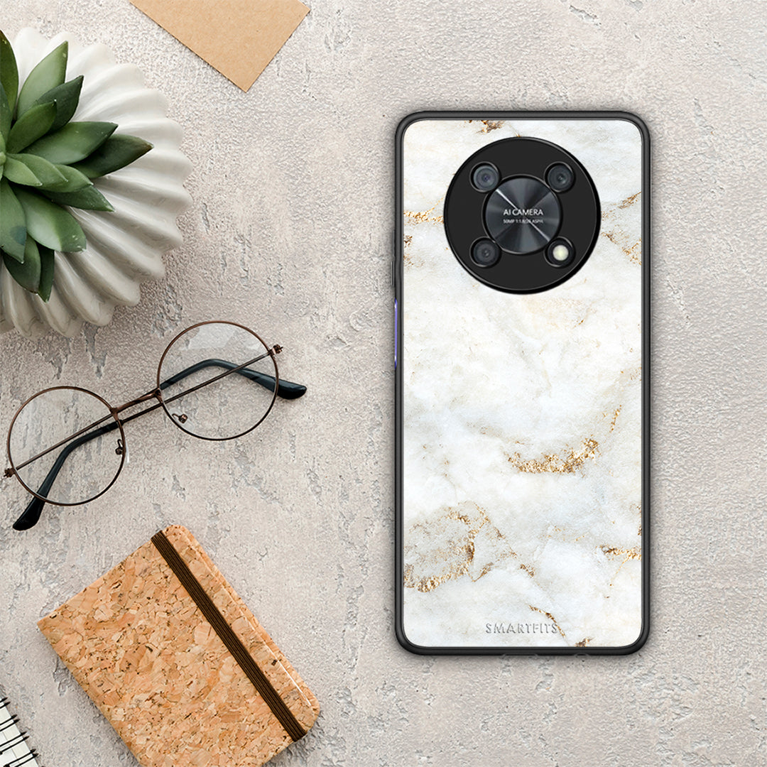 White Gold Marble - Huawei Nova Y90 θήκη