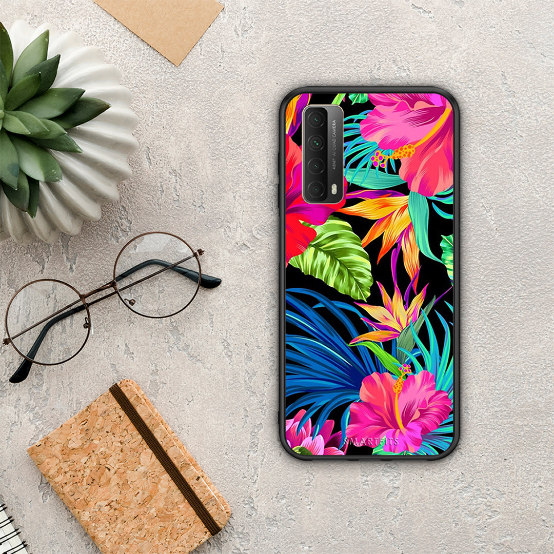 Tropical Flowers - Huawei P Smart 2021 θήκη