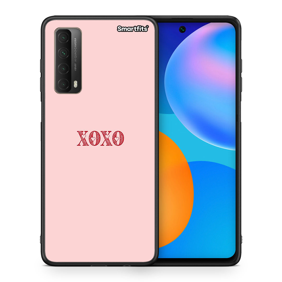 Θήκη Huawei P Smart 2021 XOXO Love από τη Smartfits με σχέδιο στο πίσω μέρος και μαύρο περίβλημα | Huawei P Smart 2021 XOXO Love case with colorful back and black bezels