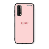 Thumbnail for Θήκη Huawei P Smart 2021 XOXO Love από τη Smartfits με σχέδιο στο πίσω μέρος και μαύρο περίβλημα | Huawei P Smart 2021 XOXO Love case with colorful back and black bezels