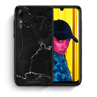 Thumbnail for Θήκη Huawei P Smart 2019 Marble Black από τη Smartfits με σχέδιο στο πίσω μέρος και μαύρο περίβλημα | Huawei P Smart 2019 Marble Black case with colorful back and black bezels
