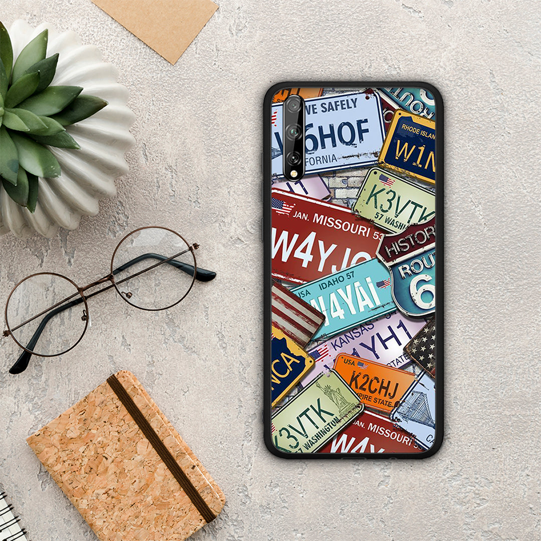 Car Plates - Huawei P Smart S θήκη