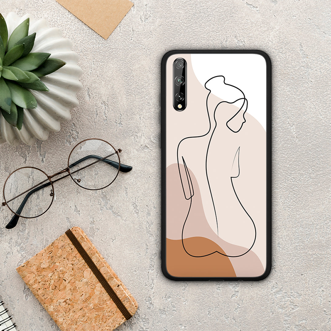 LineArt Woman - Huawei P Smart S θήκη