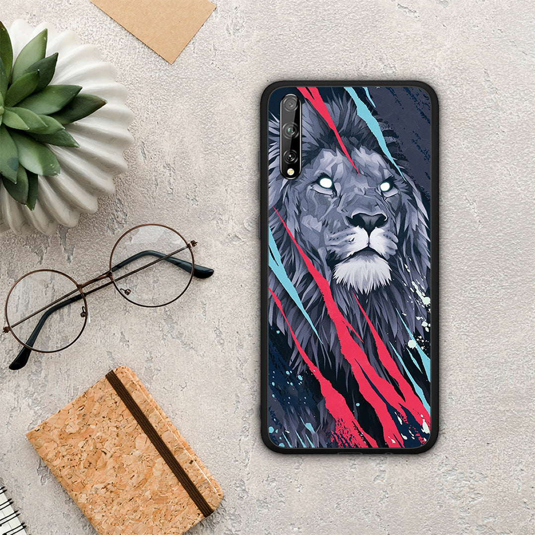 PopArt Lion Designer - Huawei P Smart S θήκη