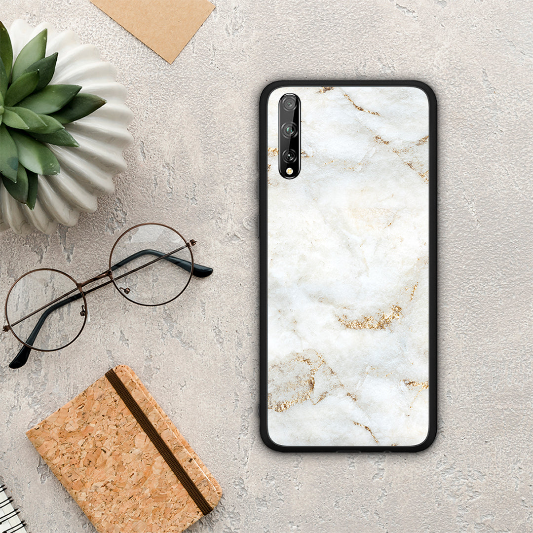 White Gold Marble - Huawei P Smart S θήκη