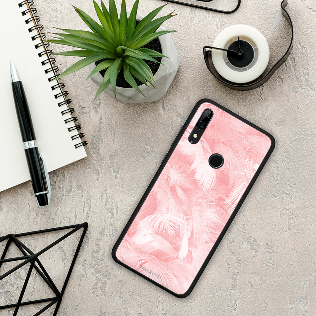 Boho Pink Feather - Huawei P Smart Z θήκη