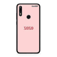 Thumbnail for Huawei P Smart Z XOXO Love θήκη από τη Smartfits με σχέδιο στο πίσω μέρος και μαύρο περίβλημα | Smartphone case with colorful back and black bezels by Smartfits