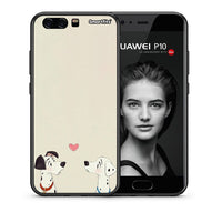 Thumbnail for Θήκη Huawei P10 Lite Dalmatians Love από τη Smartfits με σχέδιο στο πίσω μέρος και μαύρο περίβλημα | Huawei P10 Lite Dalmatians Love case with colorful back and black bezels