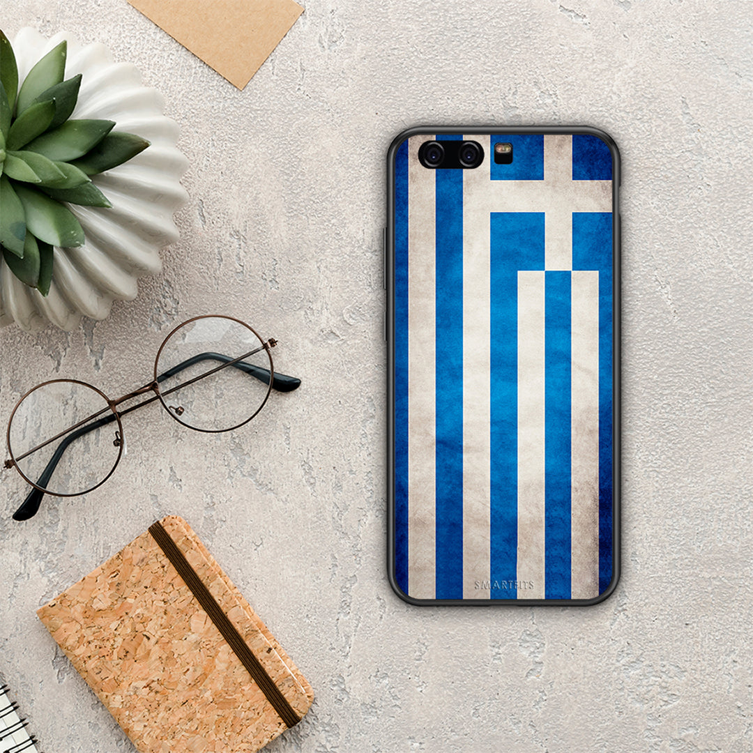 Flag Greek - Huawei P10 Lite θήκη