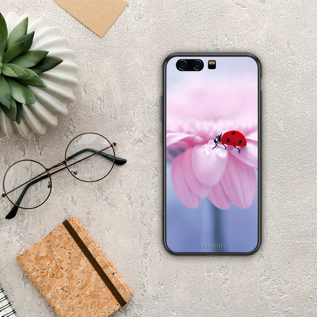 Ladybug Flower - Huawei P10 Lite θήκη