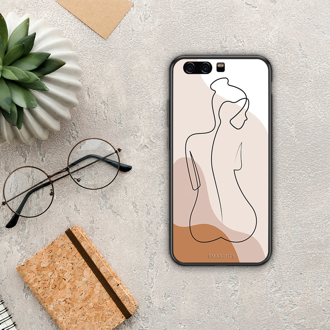 LineArt Woman - Huawei P10 Lite θήκη