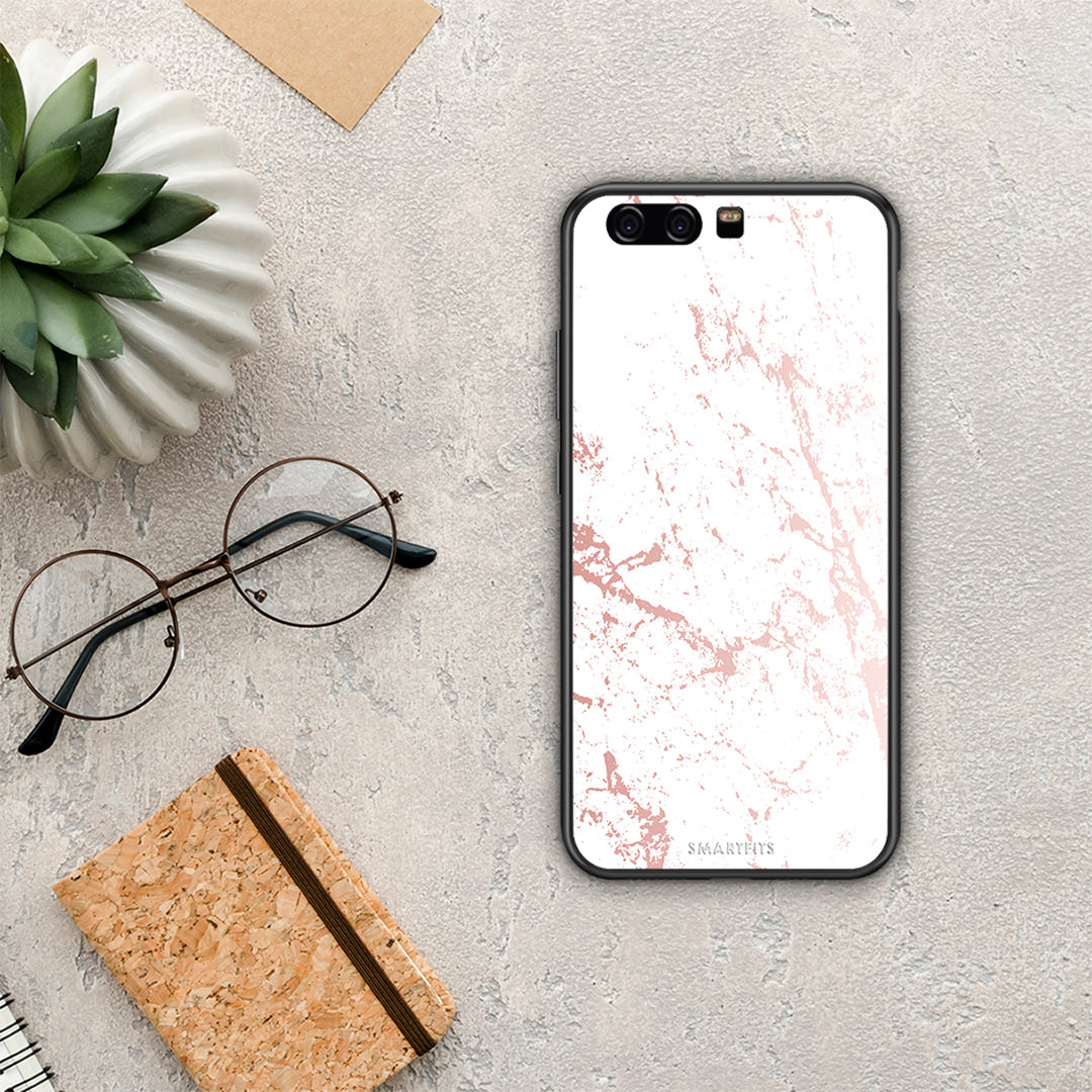Marble Pink Splash - Huawei P10 Lite θήκη
