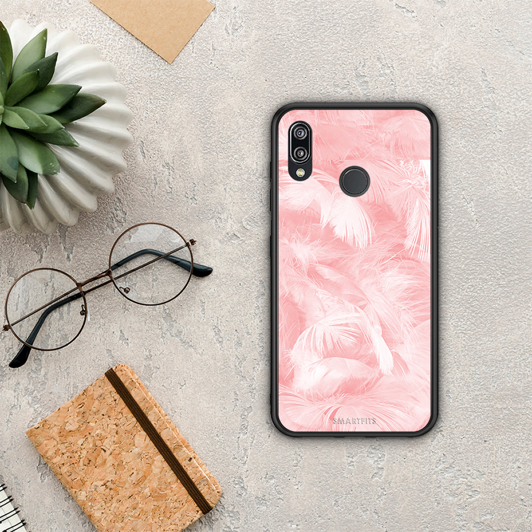 Boho Pink Feather - Huawei P20 Lite θήκη