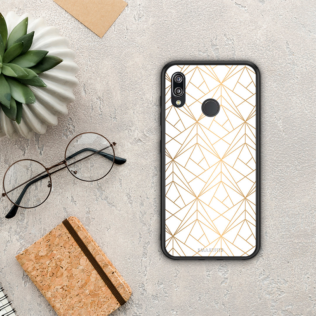 Geometric Luxury White - Huawei P20 Lite θήκη