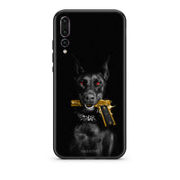 Thumbnail for huawei p20 pro Golden Gun Θήκη Αγίου Βαλεντίνου από τη Smartfits με σχέδιο στο πίσω μέρος και μαύρο περίβλημα | Smartphone case with colorful back and black bezels by Smartfits