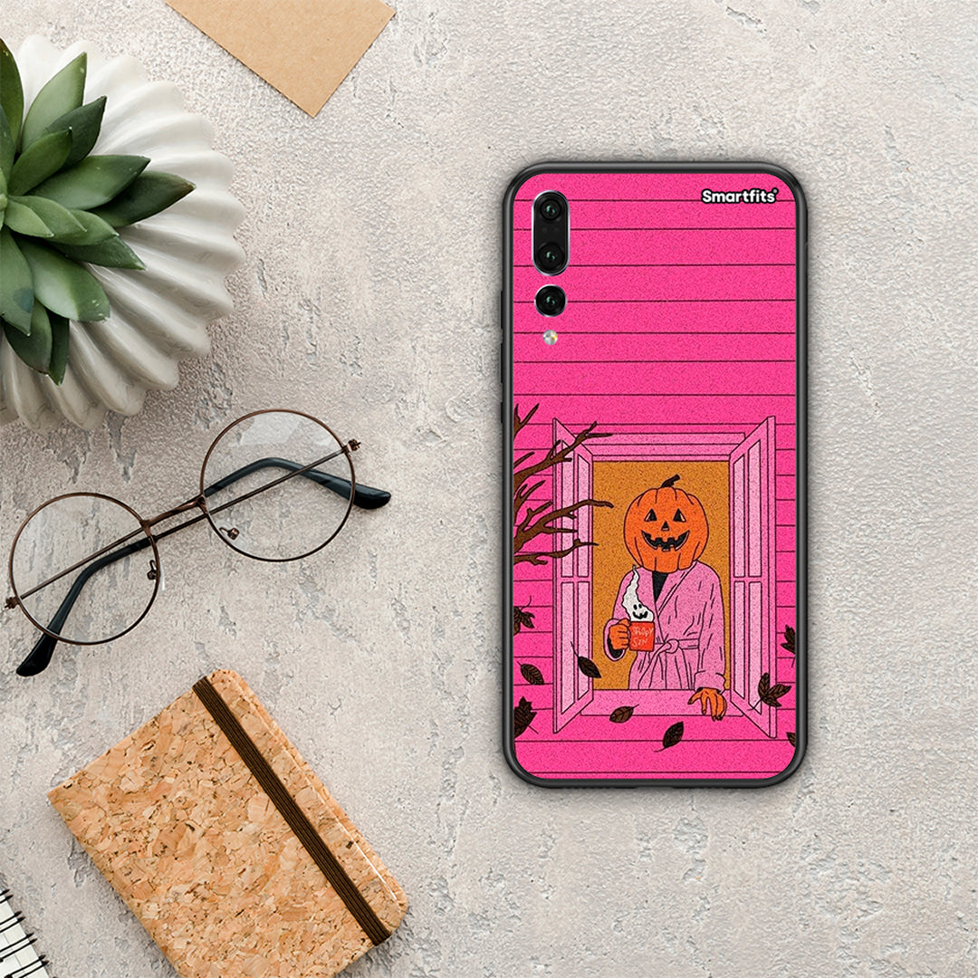Halloween Pumpkin Lady - Huawei P20 Pro θήκη