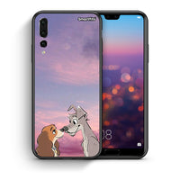 Thumbnail for Θήκη Huawei P20 Pro Lady And Tramp από τη Smartfits με σχέδιο στο πίσω μέρος και μαύρο περίβλημα | Huawei P20 Pro Lady And Tramp case with colorful back and black bezels