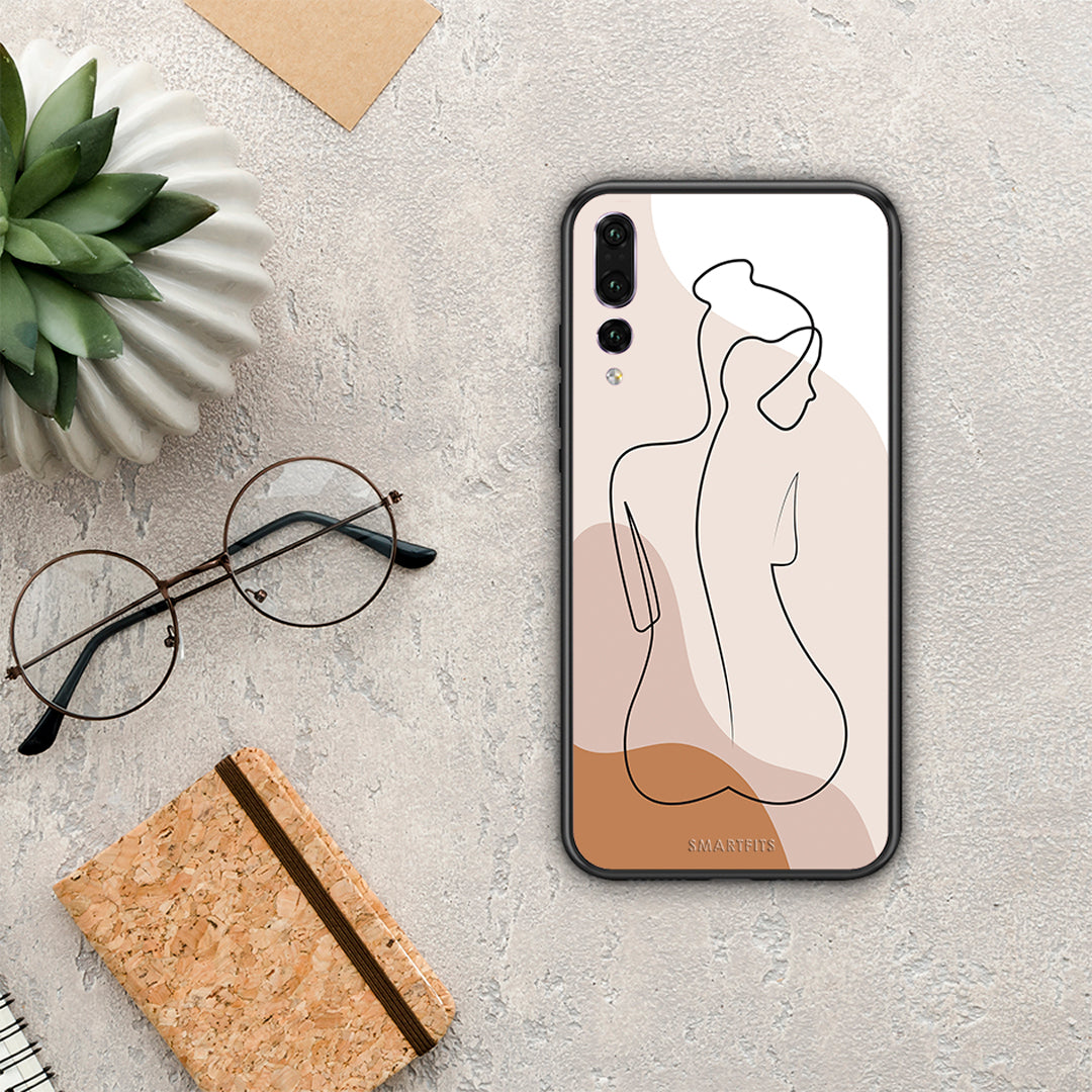 LineArt Woman - Huawei P20 Pro θήκη