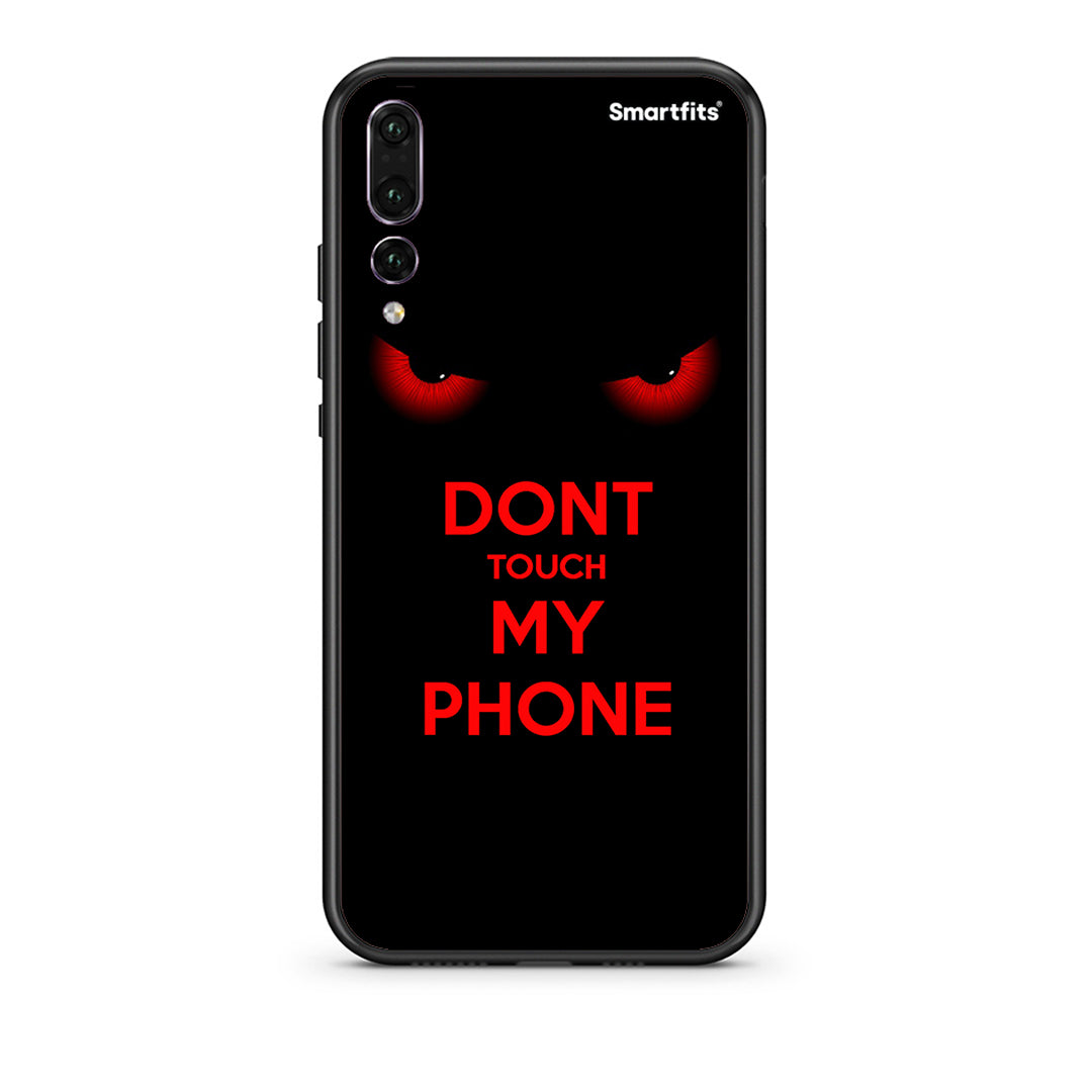 huawei p20 pro Touch My Phone Θήκη από τη Smartfits με σχέδιο στο πίσω μέρος και μαύρο περίβλημα | Smartphone case with colorful back and black bezels by Smartfits