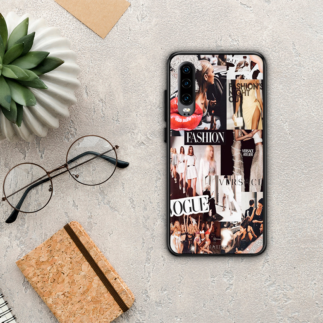 Collage Fashion - Huawei P30 θήκη