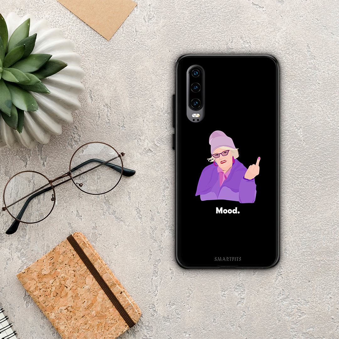 Grandma Mood Black - Huawei P30 θήκη