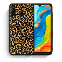 Thumbnail for Θήκη Huawei P30 Lite Leopard Animal από τη Smartfits με σχέδιο στο πίσω μέρος και μαύρο περίβλημα | Huawei P30 Lite Leopard Animal case with colorful back and black bezels